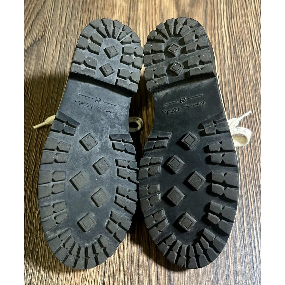 Zara Kids Black Patent Leather Oxford Shoes Statement Laces Size 29 US 12 - Picture 2 of 6